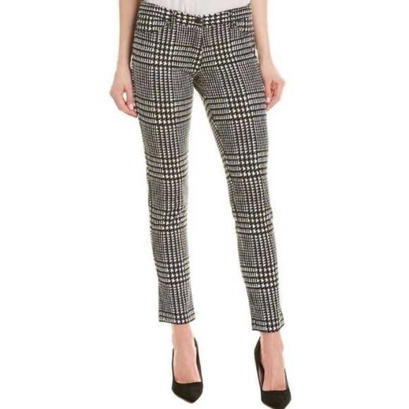 j McLaughlin Pants - J.Mclaughlin Houndstooth Black Brown Size 10 Knit Stretch Women's Legging Pants
